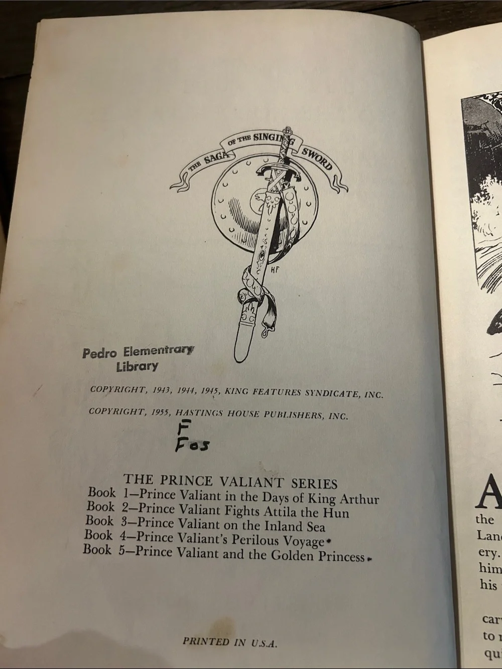 Vintage Prince Valiant books Harold Foster 1950’s 4 books included hardcover
